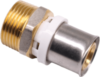 K-FLEX пресс-фитинг муфта с наружной резьбой 26х1″ мм
