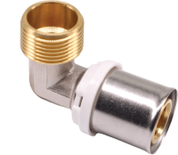K-FLEX пресс-фитинг угол 90°с наружной резьбой 26х3/4″ мм
