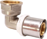 K-FLEX пресс-фитинг угол 90°с внутренней резьбой 16х1/2″ мм